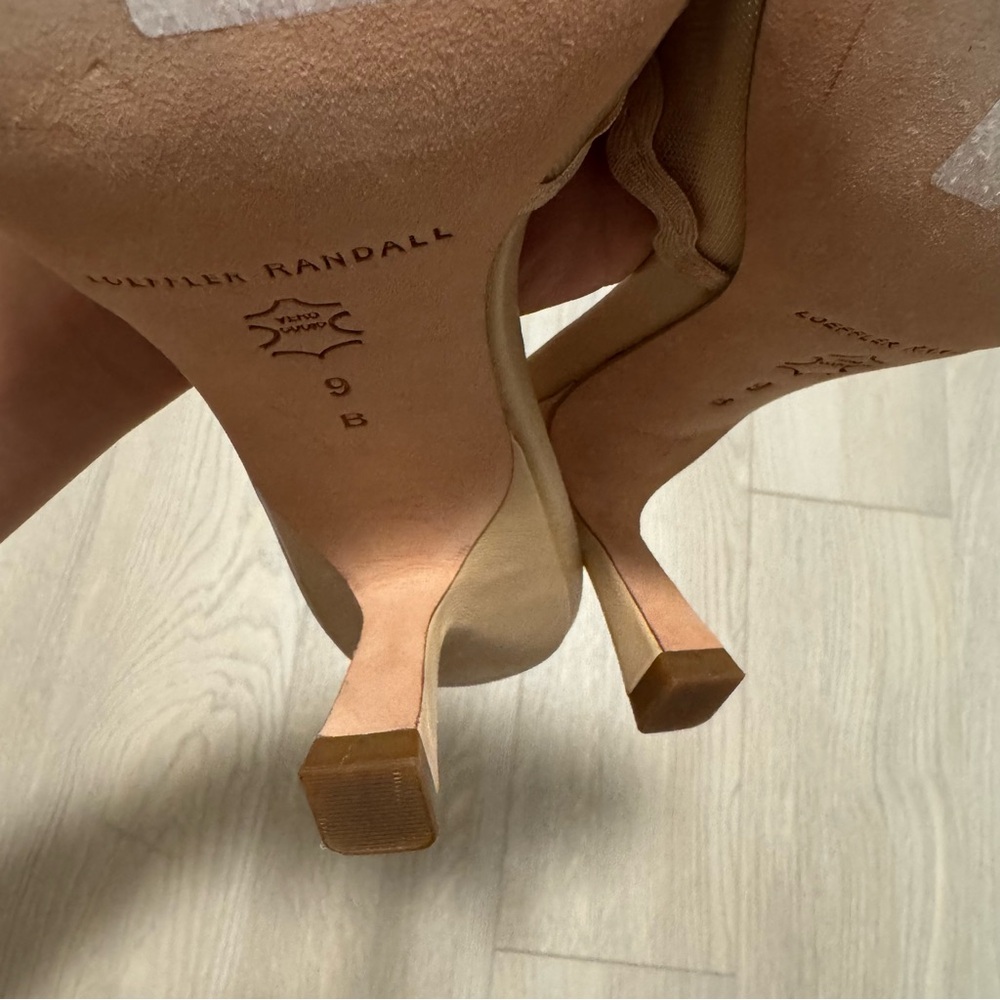 Loeffler Randall nude mesh sandals size 9 - Picture 8 of 9